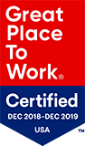 Great Place to Work Certified 2018-2019